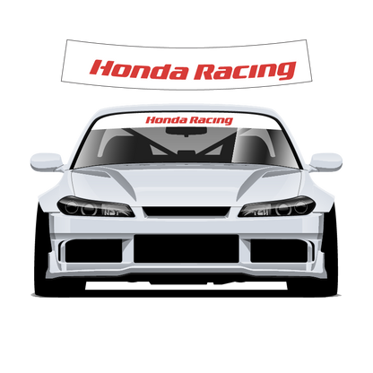 Honda racing sun strip 140x25cm