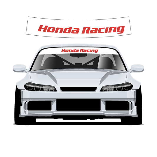 Honda racing sun strip 140x25cm