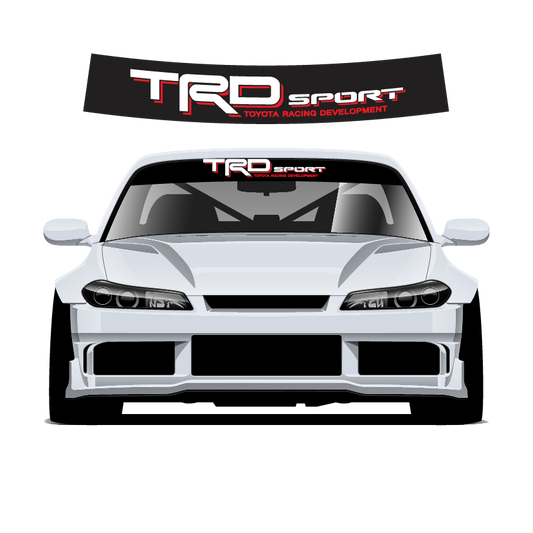 TRD Sport sunstrip 140cm x 25cm