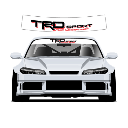 TRD Sport sunstrip 140cm x 25cm