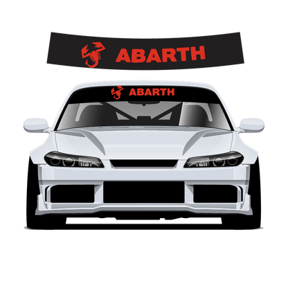 Abarth sun strips 140cm x25cm v2