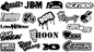JDM sticker set