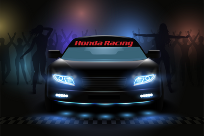 Honda racing sun strip 140x25cm