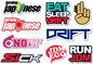 JDM sticker set