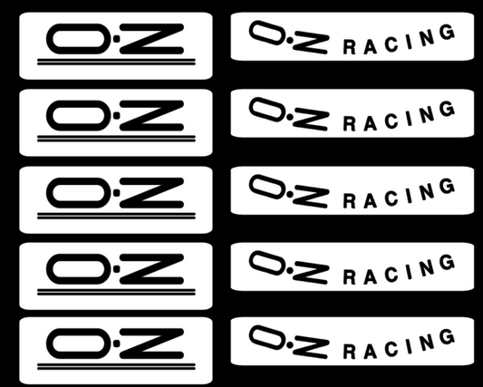 OZ Chrono wheel decals set of 5 high quality 10yr exterior vinyl